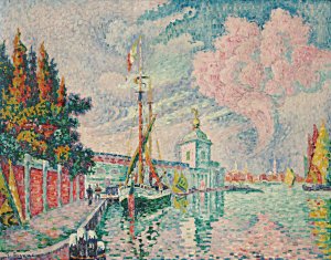 La Dogana, Venise by Paul Signac Oil Painting