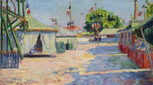 La Fete D'asnieres by Paul Signac Oil Painting