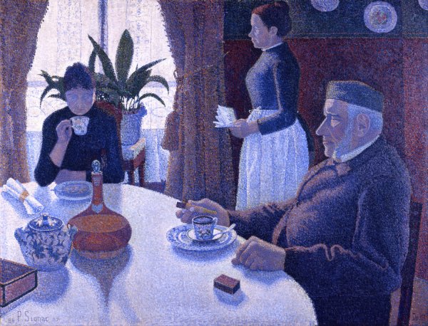 La salle a manger  by Paul Signac - Hand-Painted Oil Painting Reproduction
