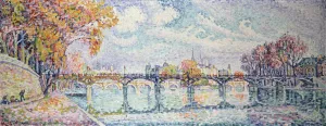 Le pont des Arts by Paul Signac Oil Painting