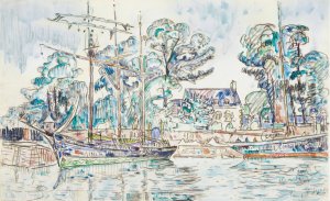 Paimpol, Le Fanny Crossfield by Paul Signac Oil Painting