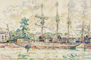 Paimpol by Paul Signac Oil Painting