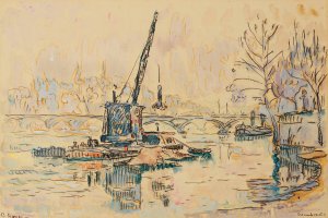 Paris, La Seine au Quai Malaquais by Paul Signac Oil Painting