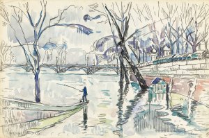 Paris, Le Pont Des Arts by Paul Signac Oil Painting