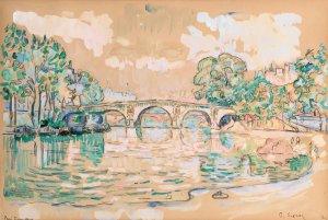 Paris, Le Pont Marie by Paul Signac Oil Painting