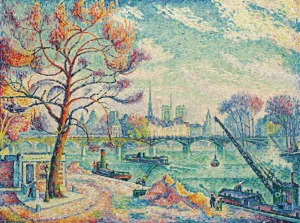 Pont Des Arts by Paul Signac Oil Painting