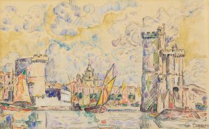 Port De La Rochelle by Paul Signac Oil Painting