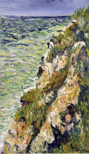 Port-en-Bessin, a Cliff Oil painting by Paul Signac