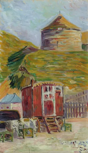 Port-En-Bessin, La Vieille Tour by Paul Signac Oil Painting