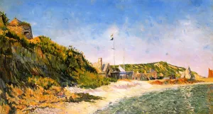 Port-en Bessin, the Beach Oil painting by Paul Signac