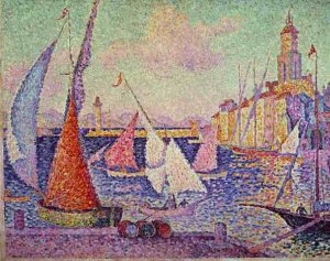 Port St. Tropez Oil painting by Paul Signac