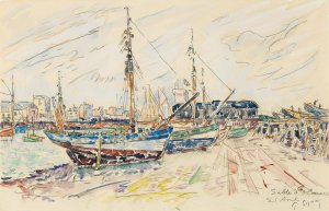 Sables d'Olonne by Paul Signac Oil Painting