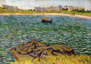 Saint-Brac, Le Bechet Oil painting by Paul Signac