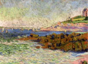 Saint-Briac, la Balise Le Cheval by Paul Signac Oil Painting