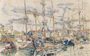 Saint-Malo, Les Terre-Neuvas by Paul Signac Oil Painting