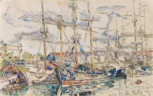 Saint-Malo, Les Terre-Neuvas by Paul Signac Oil Painting