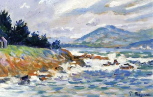 Saint Tropez, Coup de Vent d'Est by Paul Signac - Oil Painting Reproduction