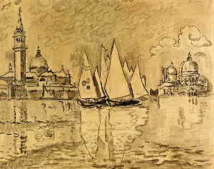 Study for Venice, Morning Oil painting by Paul Signac