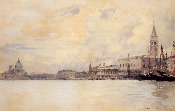 Main Product Photo of The Entrance to the Grand Canal, Venice Painting by Paul Signac