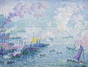 The Port of Rotterdam by Paul Signac Oil Painting