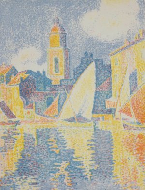 The Port of St. Tropez by Paul Signac Oil Painting