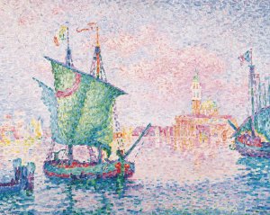 Venice, The Pink Cloud, 1909 by Paul Signac Oil Painting
