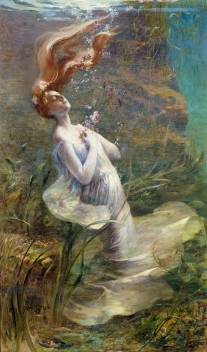 Ophelie by Paul Steck Oil Painting
