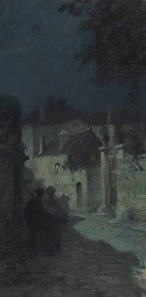Rue Etienne Dolet, paysage by Paul Steck Oil Painting
