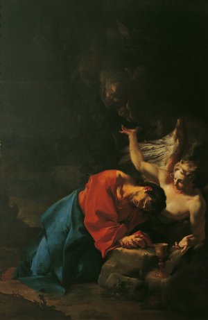 Christ on the Mount of Olives Dating by Paul Troger Oil Painting