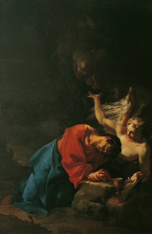 Christus am Olberg by Paul Troger Oil Painting