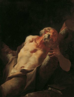The Apostle Andrew by Paul Troger Oil Painting