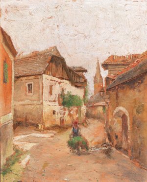 Motif of the Wachau by Paul Unbereit Oil Painting