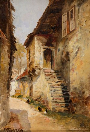 Motiv aus Spitz an der Donau by Paul Unbereit Oil Painting