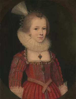 A Young Girl by Paul Van Somer Oil Painting