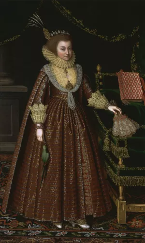 Elizabeth, Countess of Kellie by Paul Van Somer Oil Painting