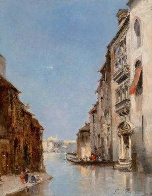 Venise by Paul Vernon Oil Painting