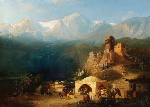 Main Product Photo of Aus dem Nord-Kaukasus  Painting by Paul Von Franken