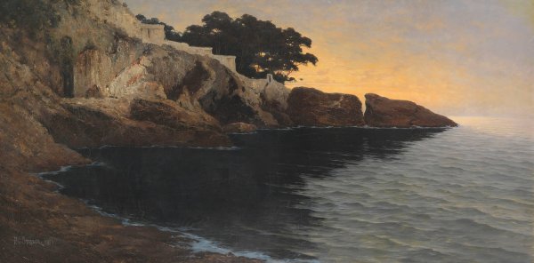 Main Product Photo of Capri  Painting by Paul Von Spaun