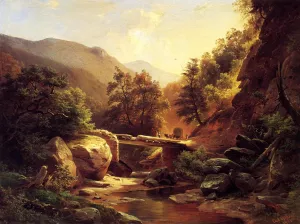 Boulder Crossing, Pennsylvania by Paul Weber Oil Painting