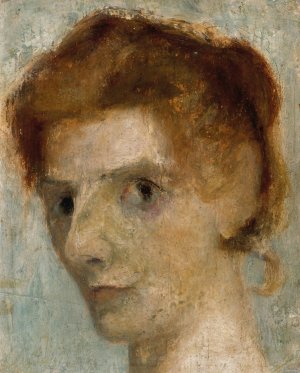 Self-portrait by Paula Modersohn-Becker Oil Painting