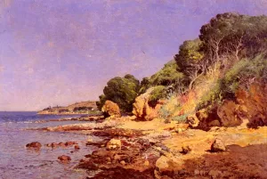 Font Brun' Dans Le Var by Paulin Andre Bertrand Oil Painting