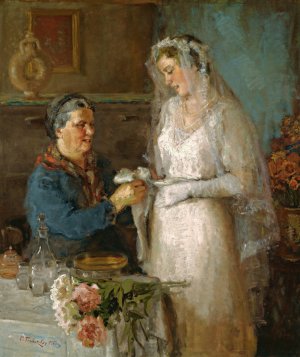 Before the Wedding by Paulo Troubetskoy Oil Painting
