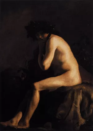 Bacchus by Paulus Bor Oil Painting