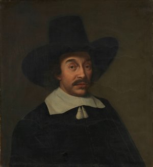Portrait of a Man, possibly Jan de Hooghe by Paulus Hennekyn Oil Painting