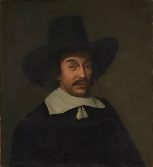 Portrait of a Man, possibly Jan de Hooghe by Paulus Hennekyn Oil Painting