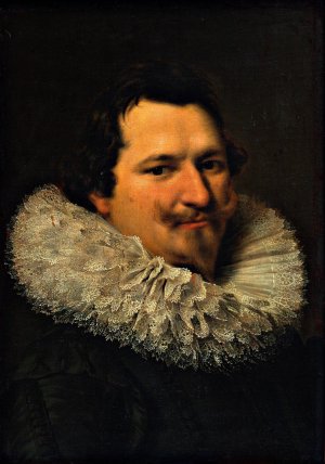 Portrait of a man by Paulus Moreelse Oil Painting