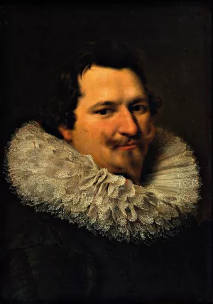 Portrait of a man by Paulus Moreelse Oil Painting