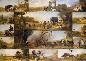 Punishment of a Hunter by Paulus Potter Oil Painting