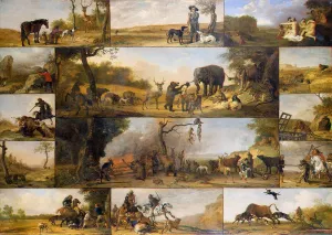 Punishment of a Hunter Oil painting by Paulus Potter