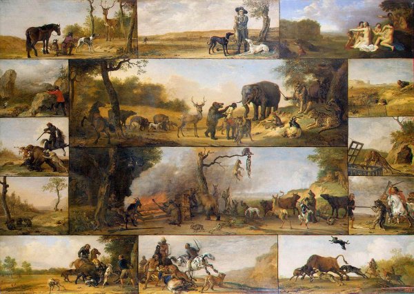 Main Product Photo of Punishment of a Hunter Painting by Paulus Potter